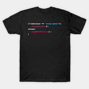 Ukulele Aquisition Syndrome for Developers T-Shirt